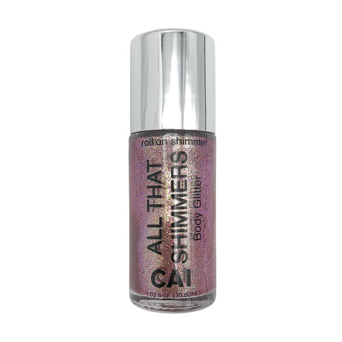 CAI Beauty NYC Roll on Shimmer Body Glitter (Rose Gold Pink)