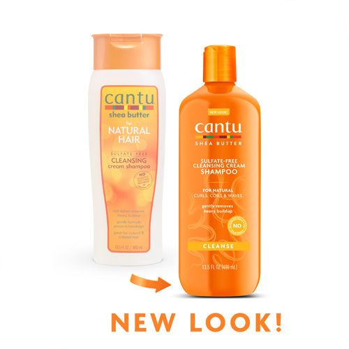 Cantu Sulfate-Free Cleansing Cream Shampoo met Shea Butter voor natuurlijk haar