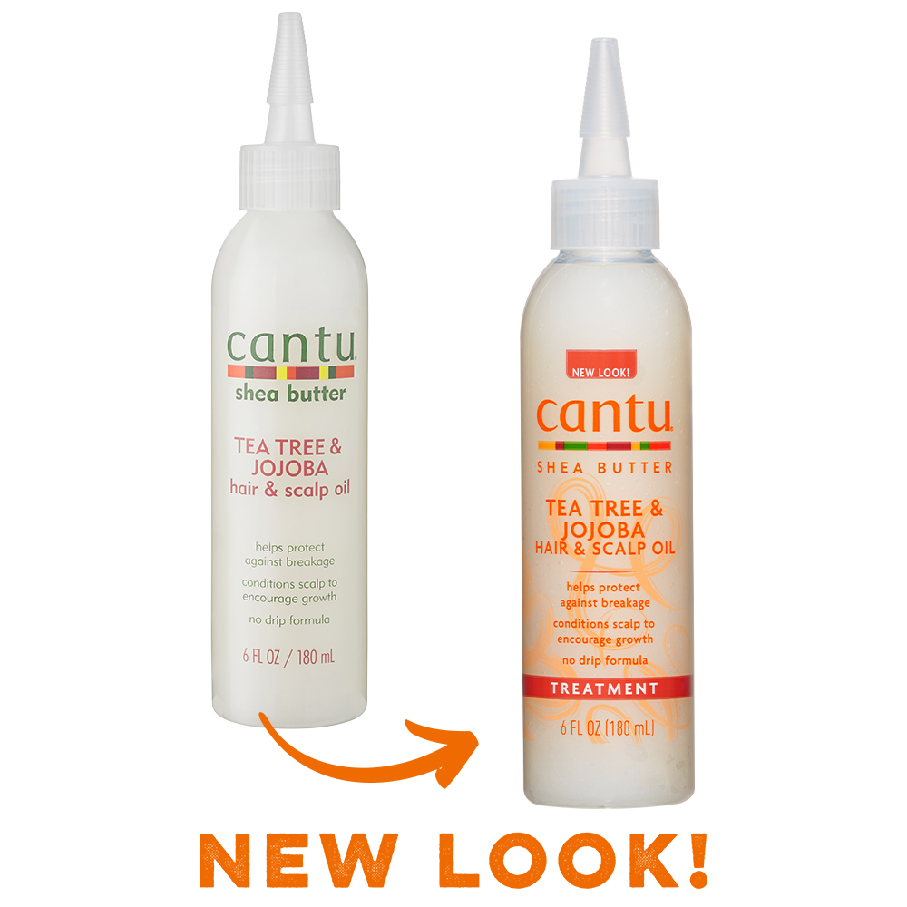 Cantu Tea Tree &Jojoba Hair & Scalp Olie met Shea Butter