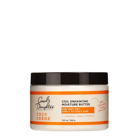 Carol?s Daughter Coco Creme Coil Enhancing Moisture Butter for Very Dry Hair, with Coconut Oil and Mango Butter, Paraben Free and Silicone Free Butter for Curly Hair, 12 oz