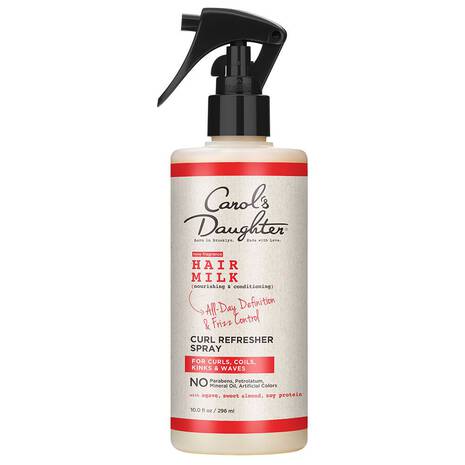 Carol?s Daughter Hair Milk Curl Refresher Spray for Curls, Coils and Waves, with Agave, Sweet Almond and Wheat Protein, Hair Refresher Spray, 10 fl oz