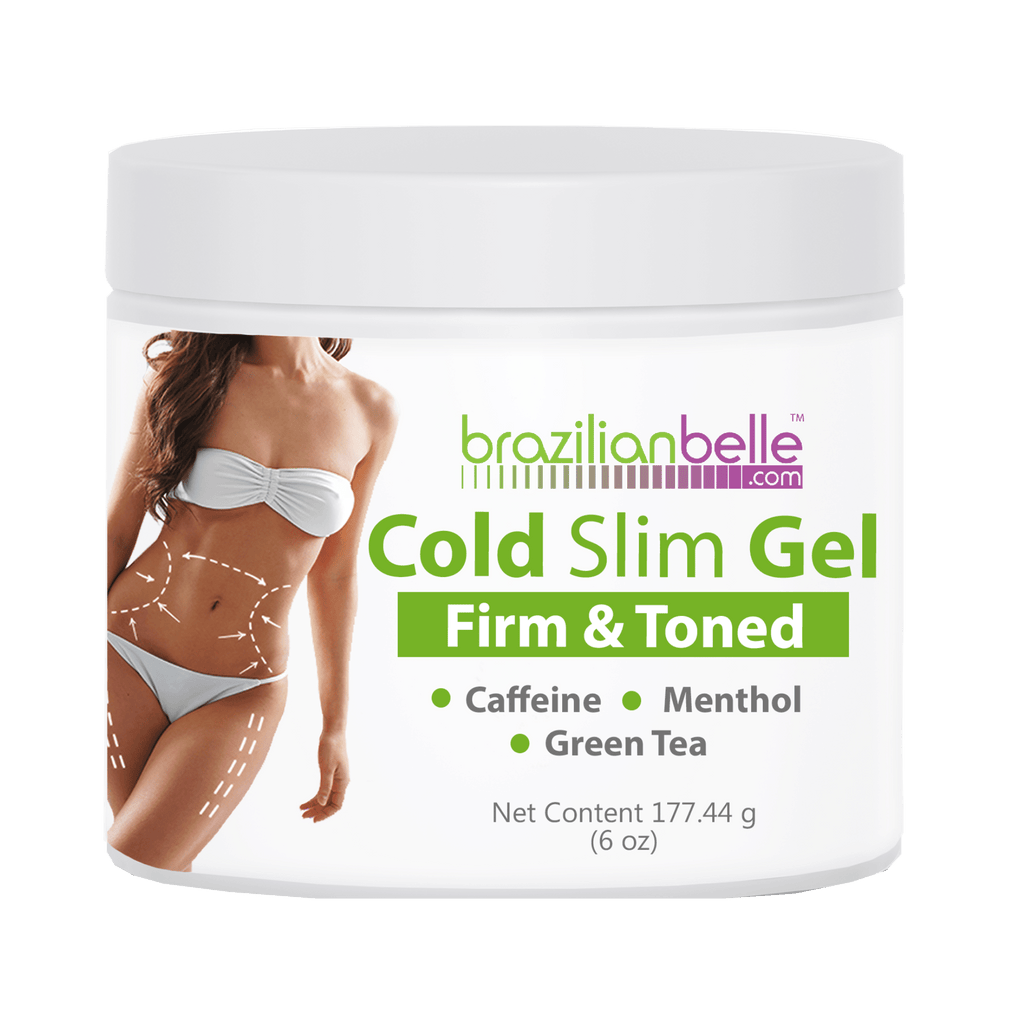 Cellulite Cold Gel with Caffeine and Green Tea Extract - Reduce Appearance of Cellulite, Firming and Toning, Improves Circulation - Hydrates and Moisturizes - Cryo Gel (1 Jar) 6 Ounce (Pack of 1)