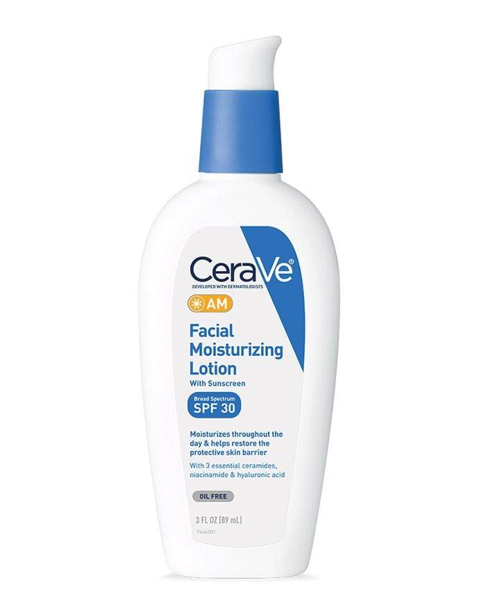 CeraVe AM Facial Moisturizing Lotion SPF 30 | Oil-Free Face Moisturizer with Sunscreen | Non-Comedogenic | 3 Ounce 3 Fl Oz (Pack of 1)
