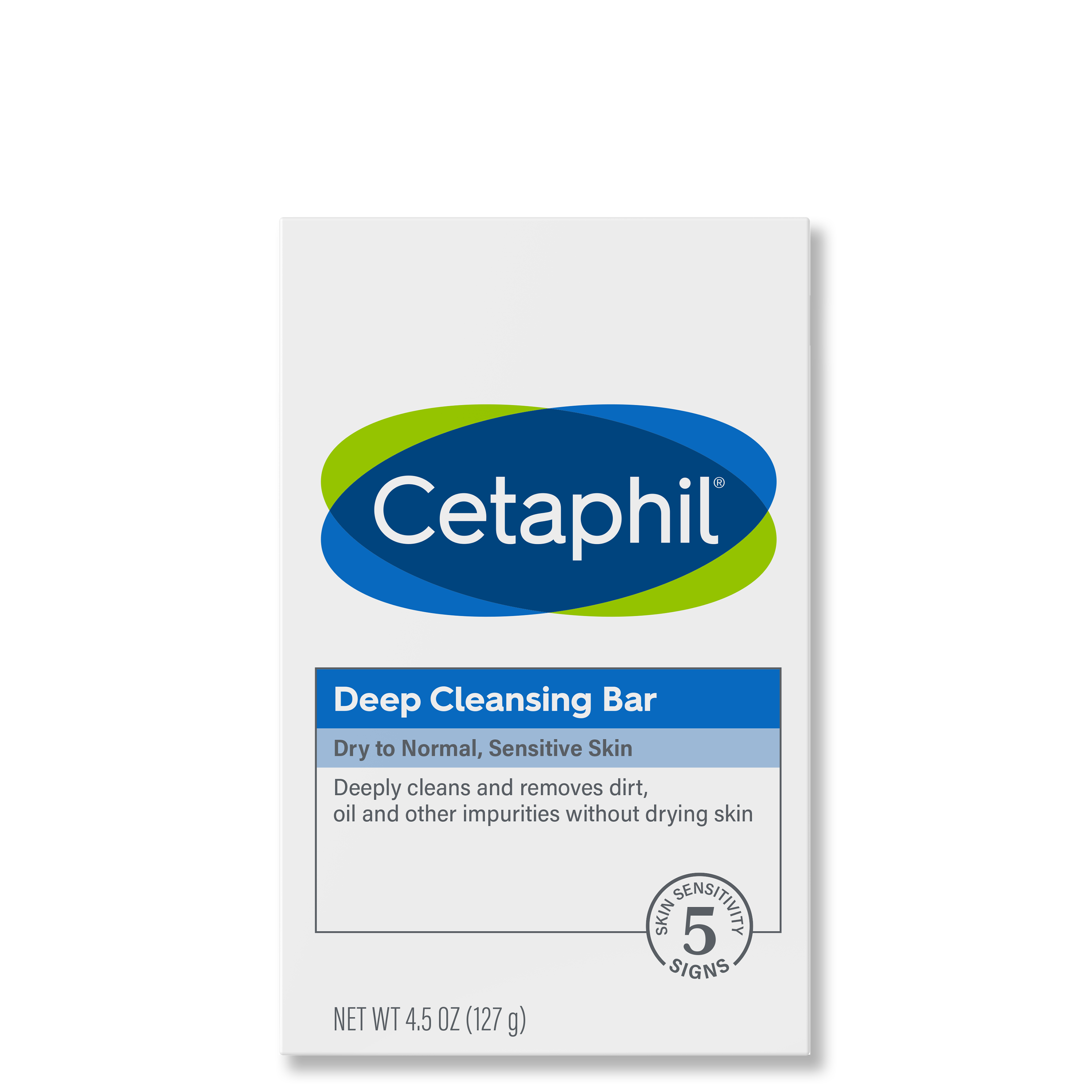 Cetaphil Bar Soap, Deep Cleansing Face And Body Bar, Pack of 3, For Dry To Normal, Sensitive Skin, Soap Free, Hypoallergenic, Paraben Free, Fragrance Free, Removes Makeup, Dirt and Oil 4.5 Ounce (Pack of 3)