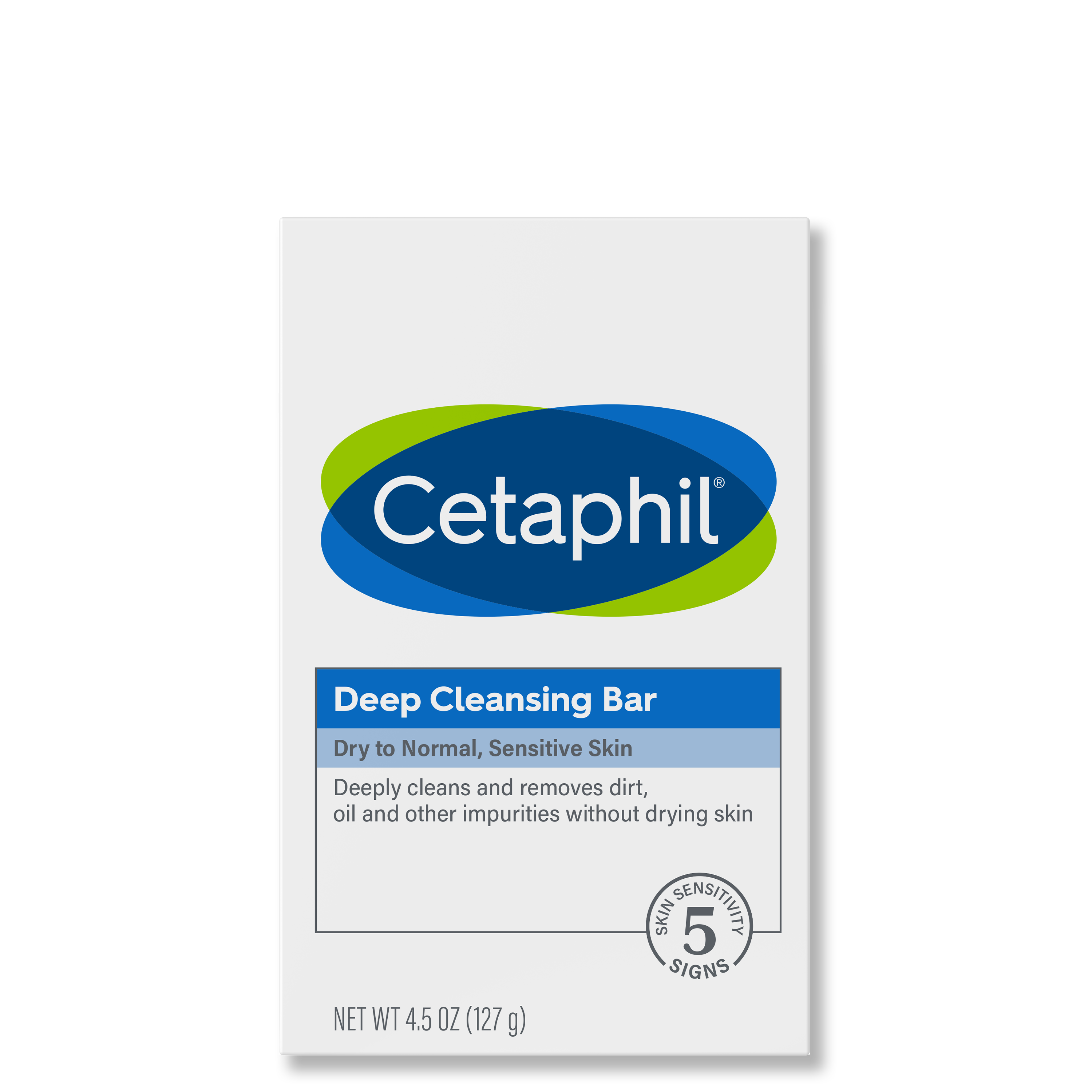 Cetaphil Bar Soap, Deep Cleansing Face And Body Bar, Pack of 3, For Dry To Normal, Sensitive Skin, Soap Free, Hypoallergenic, Paraben Free, Fragrance Free, Removes Makeup, Dirt and Oil 4.5 Ounce (Pack of 3)