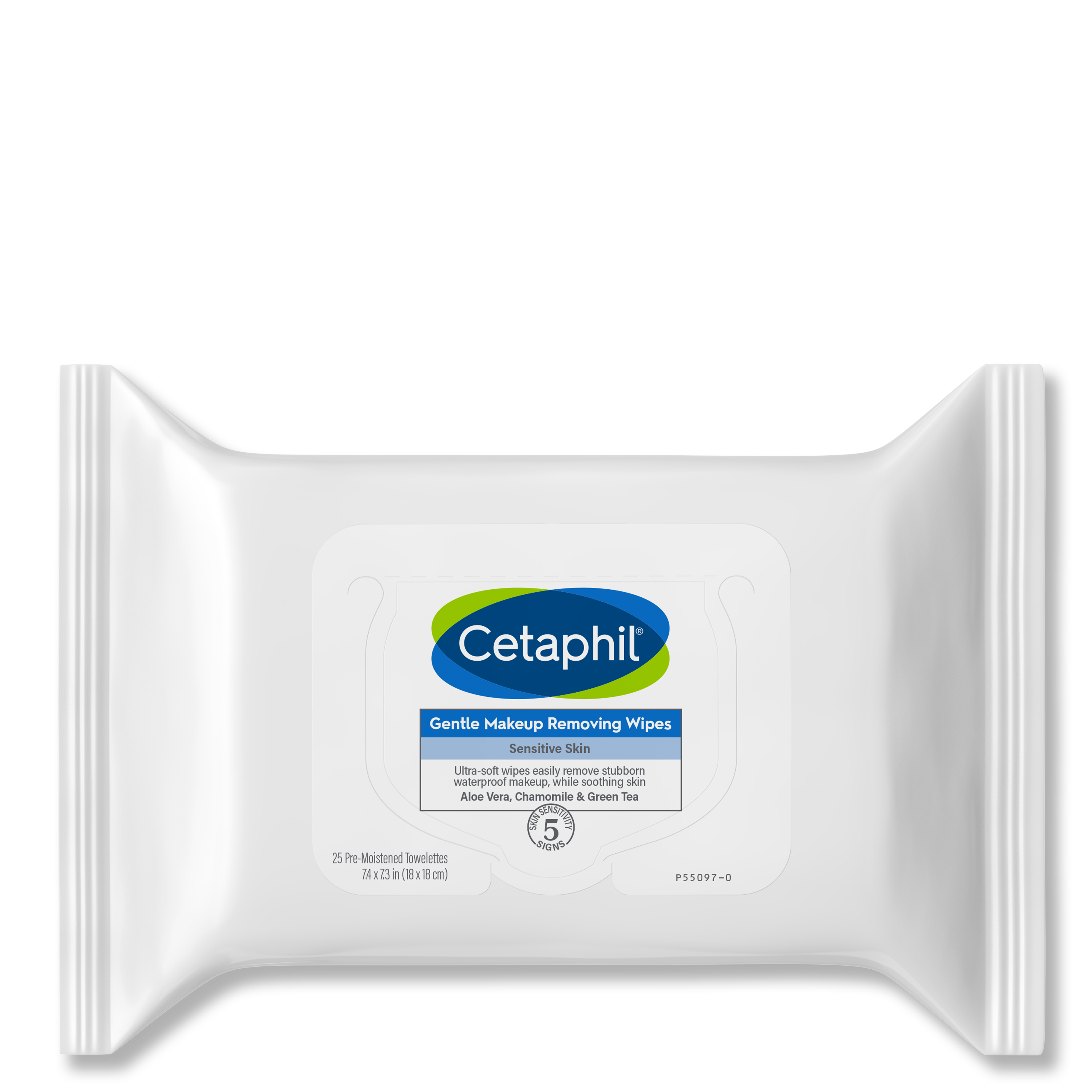 Cetaphil Gentle Makeup Removing Face Wipes, Daily Cleansing Facial Towelettes Gently Remove Makeup, Fragrance and Alcohol Free, 25 Count Makeup Remover Wipes