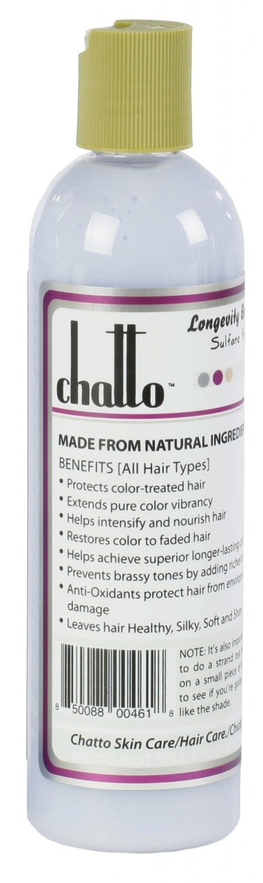 Chatto Longevity Botanical Silver Grey Enhancement Hair Color Conditioner, 2fl oz