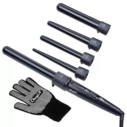 CkeyiN 5 In 1 Curling Iron Set