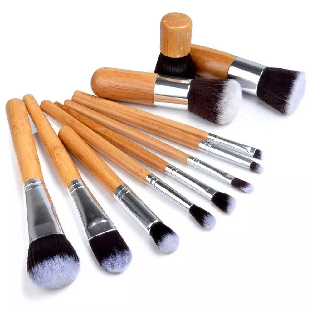 Cleof Bamboo Makeup Brushes Professional Set