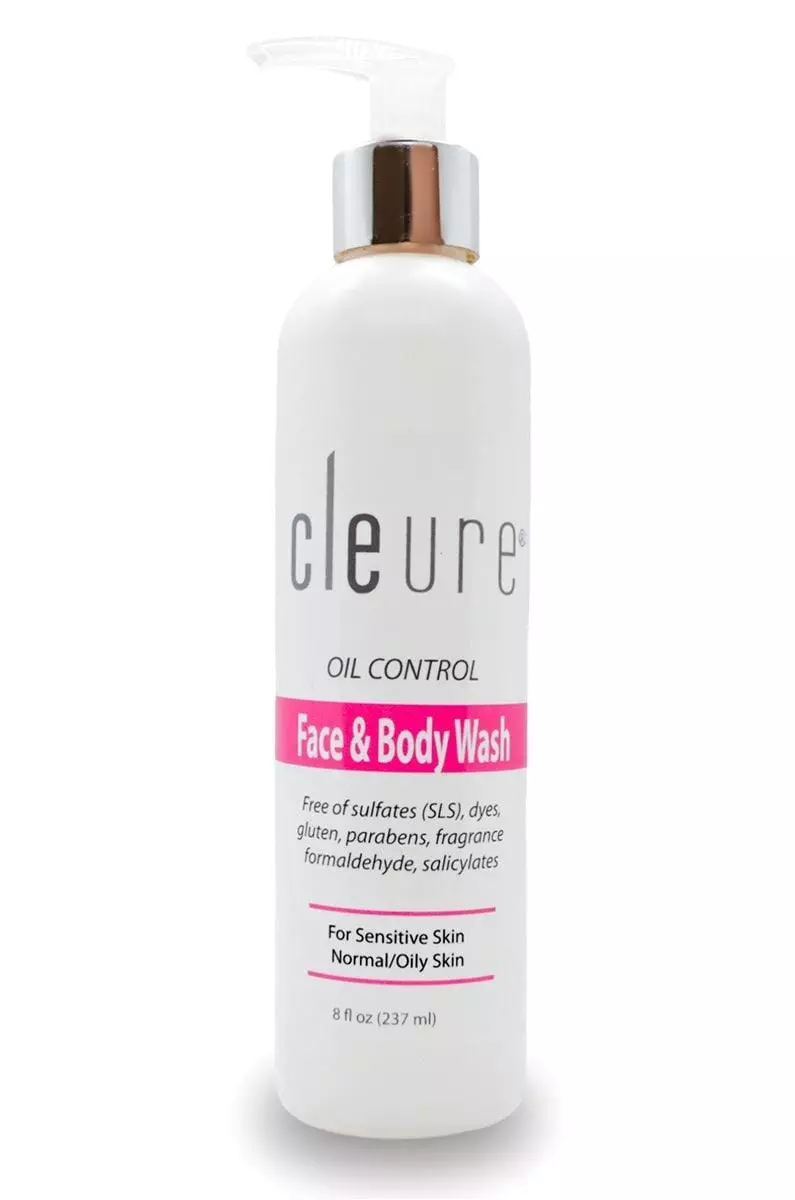 Cleure Face and Body Wash for Sensitive Skin
