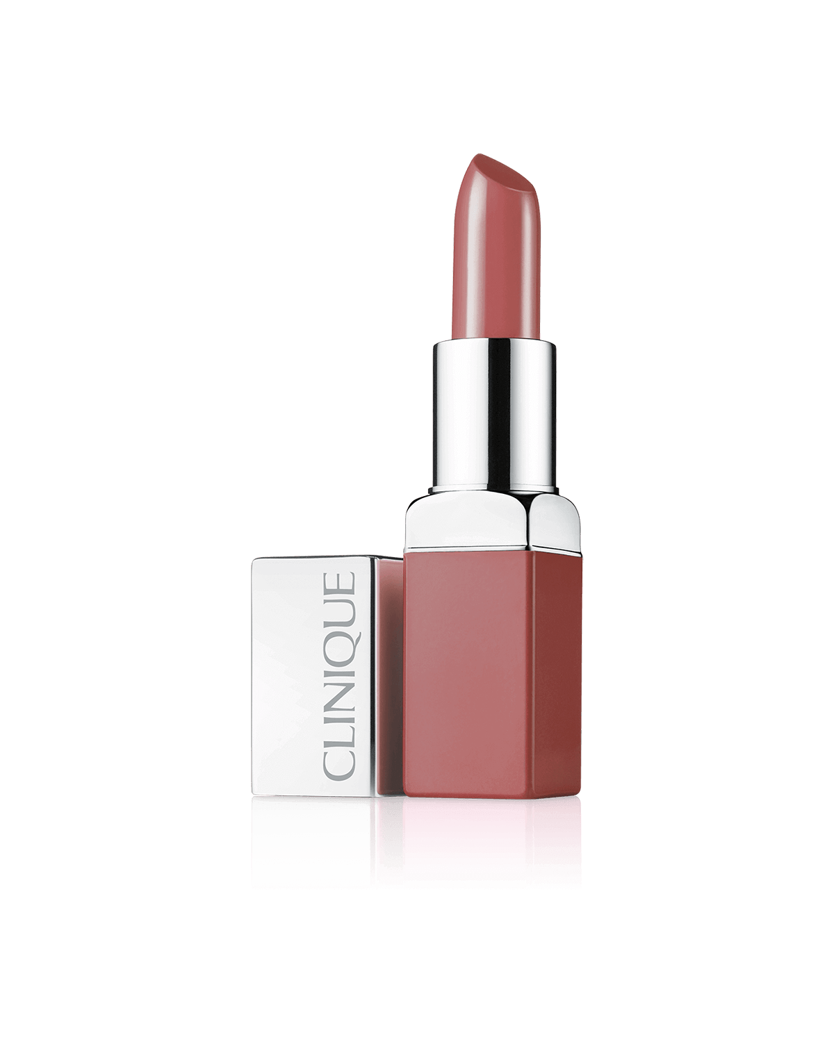 Clinique Pop Lip Color + Primer- Rouge Intense + Base