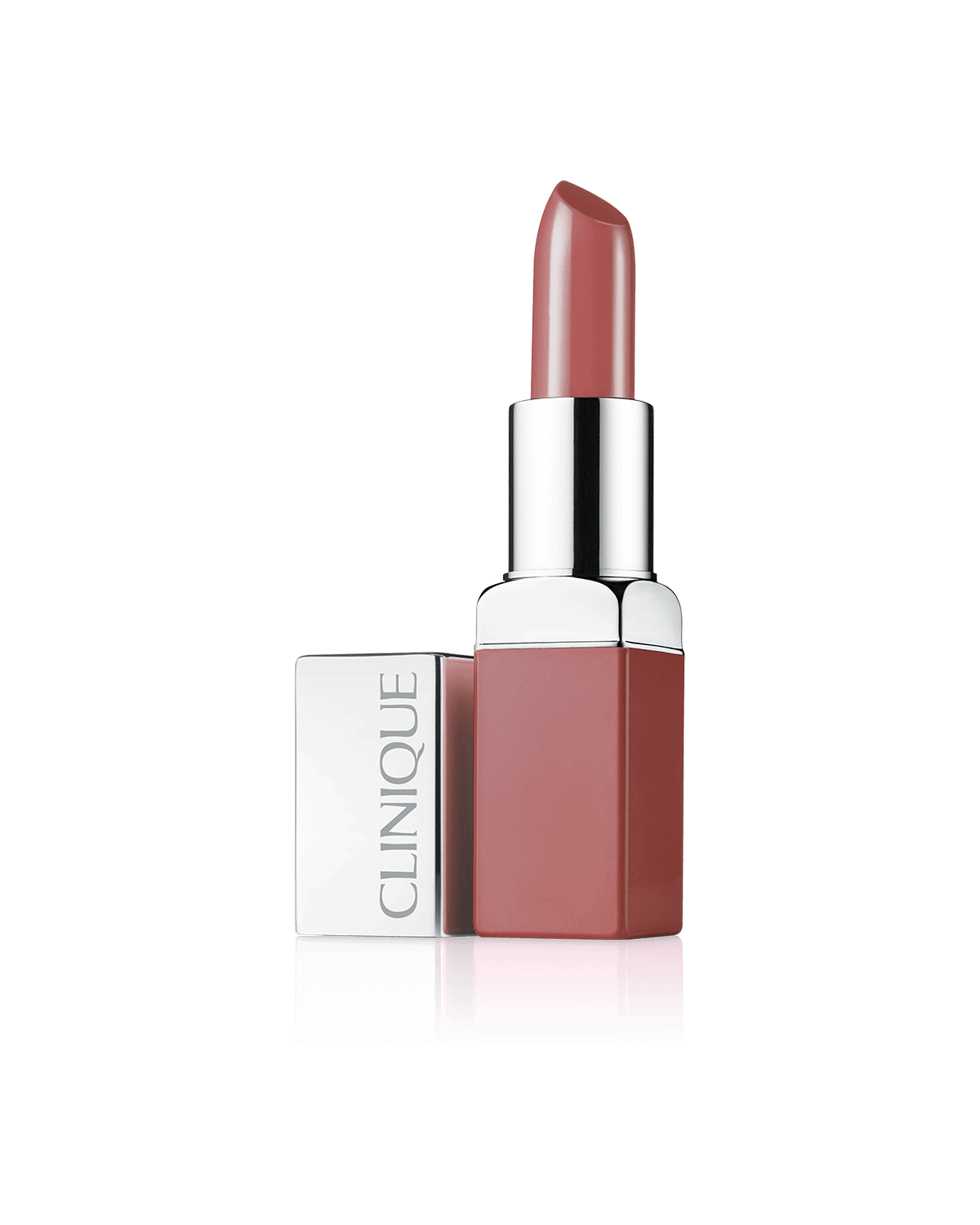 Clinique Pop Lip Color + Primer- Rouge Intense + Base