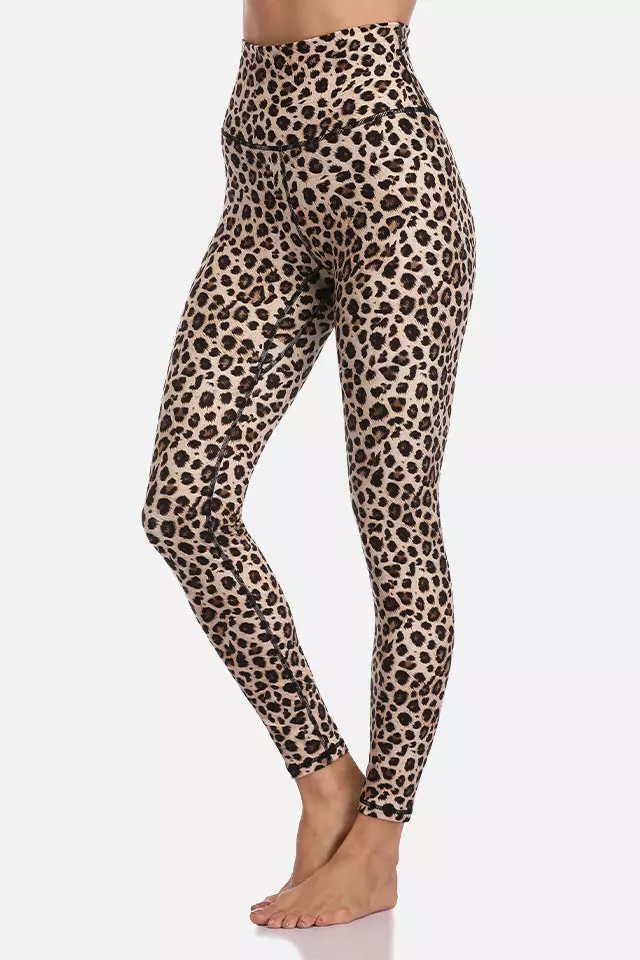 Colorfulkoala High-Waist Pattern Leggings – Leopard