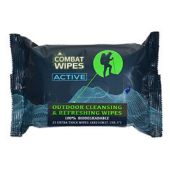 Combat Wipes Active Outdoor Cleansing & Refreshing Wipes