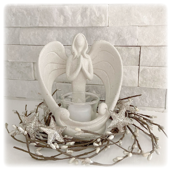 Comforting Angel Candle Holder