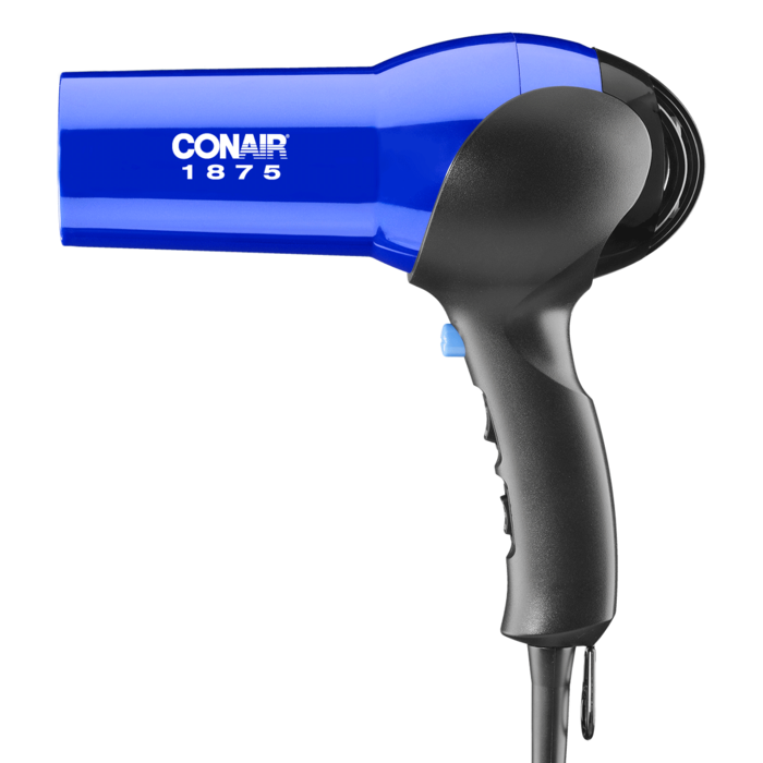 Conair 1875 Watt Turbo Hair Dryer, Blue/Black