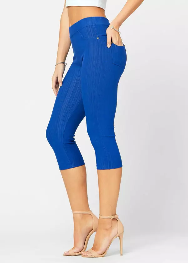 Conceited High Waist Jeggings Capri
