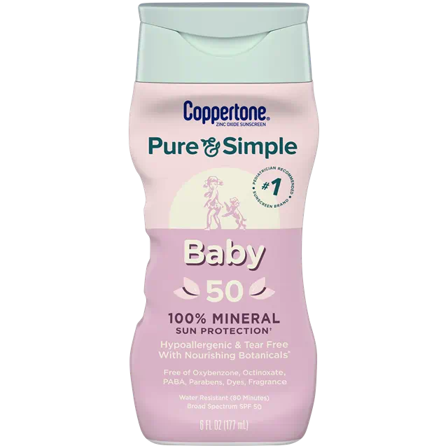 Coppertone Pure & Simple Baby 100% Mineral Sun Protection