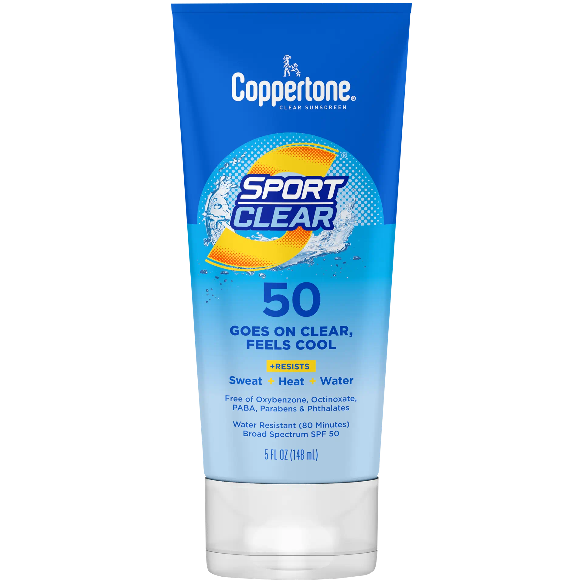 Coppertone Sport Clear Sunscreen - SPF 50