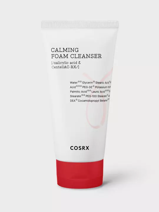 COSRX AC Collection Calming Foam Cleanser, 150ml / 5.07 fl.oz | Salicylic Acid Acne Cleanser | Animal Testing Free, Paraben Free