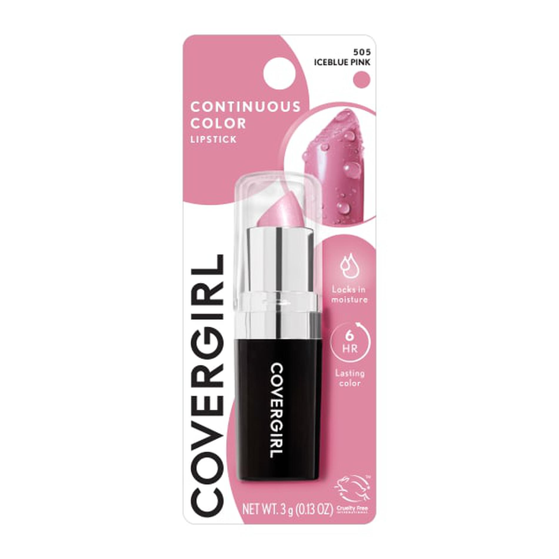 Cover Girl Continuous Color Lipstick - Iceblue Pink