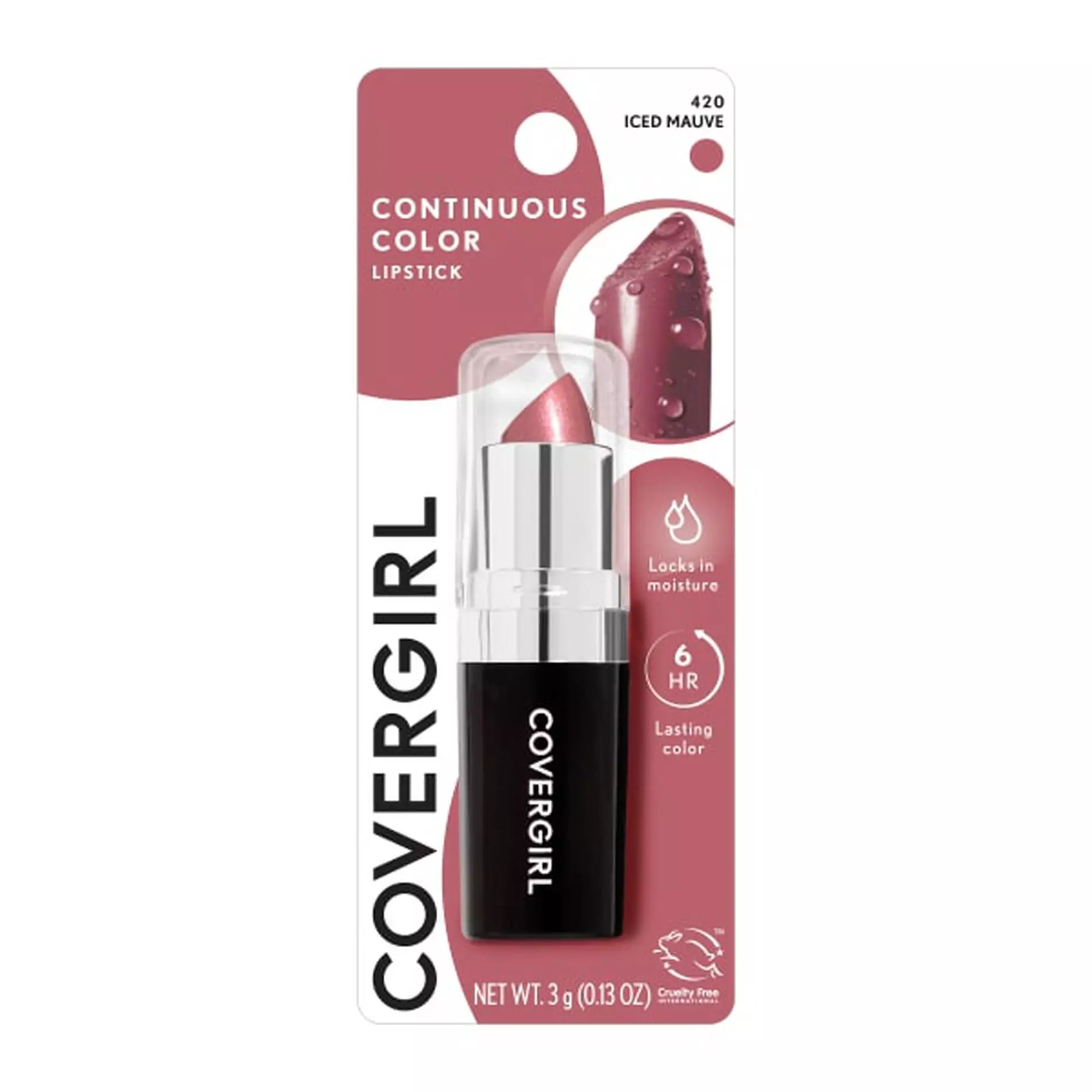 COVERGIRL Continuous Color Lipstick – Ice Mauve