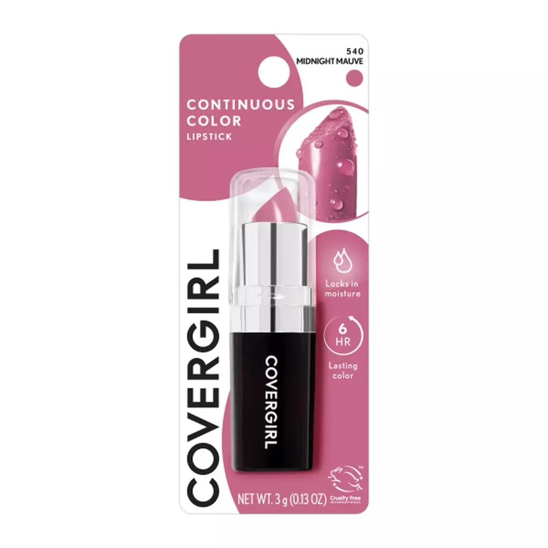 Covergirl Continuous Color Lipstick – Midnight Mauve