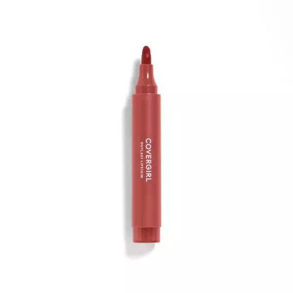 COVERGIRL Outlast Lipstain, Flirty Nude 435, 0.09 Ounce (Packaging May Vary) Water-Based Lip Color with Precision Applicator 0.09 Ounce (Pack of 1) Flirty Nude 435