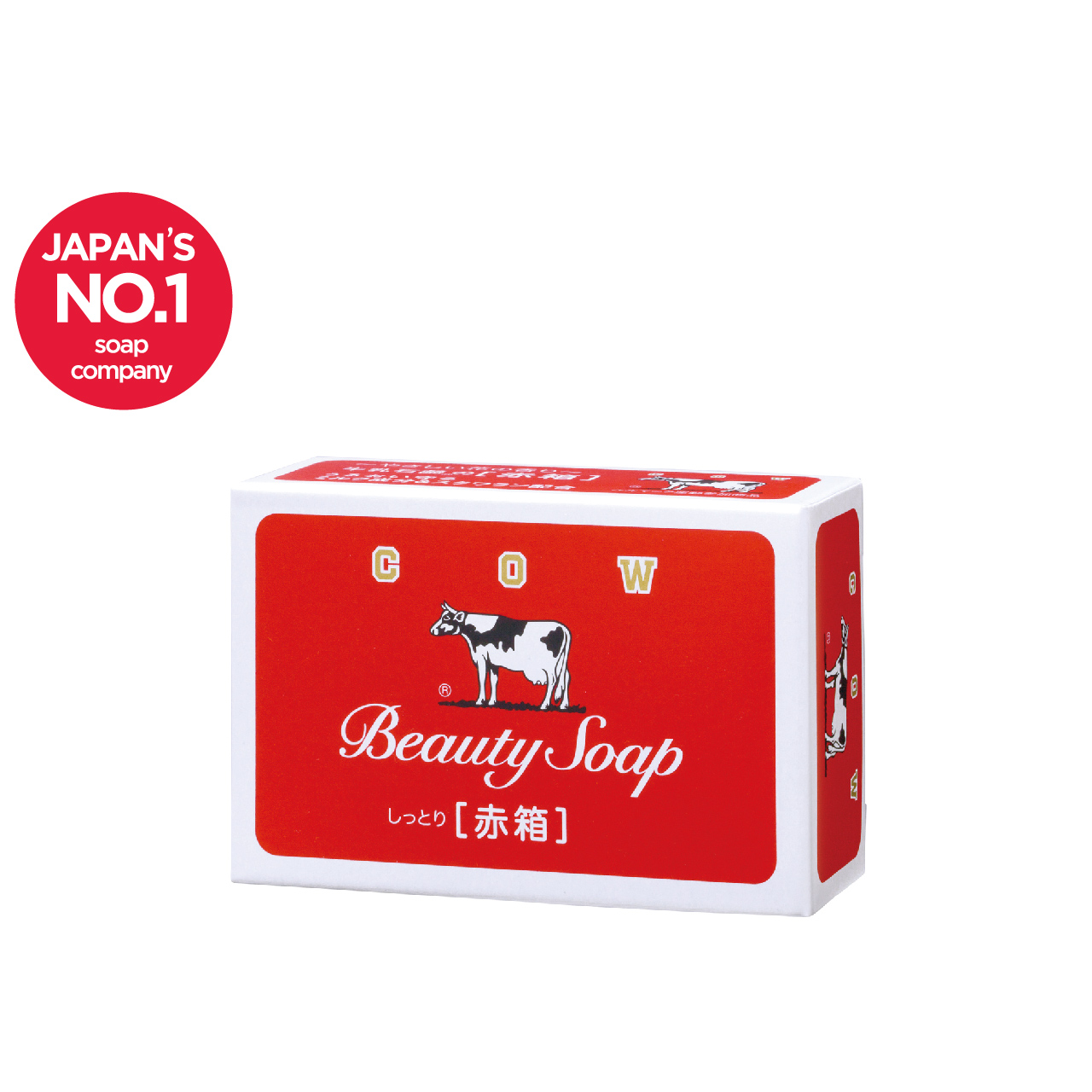 Cow Brand Beauty Soap (Red Box)