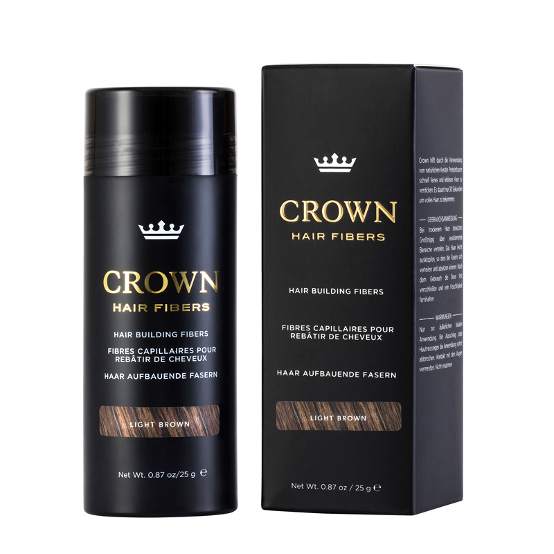 Crown Hair Fibers – Light Brown