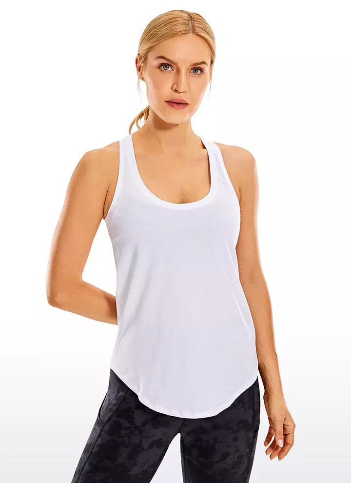 CRZ Yoga Pima Cotton Tank Racerback