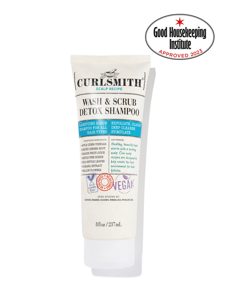 CURLSMITH - Wash & Scrub Detox Shampoo