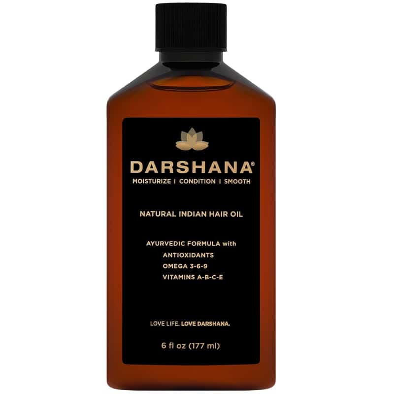 Darshana Natural Indian Hair Oil with Ayurvedic Botanicals (2 fl oz.) 2 Fl Oz (Pack of 1)
