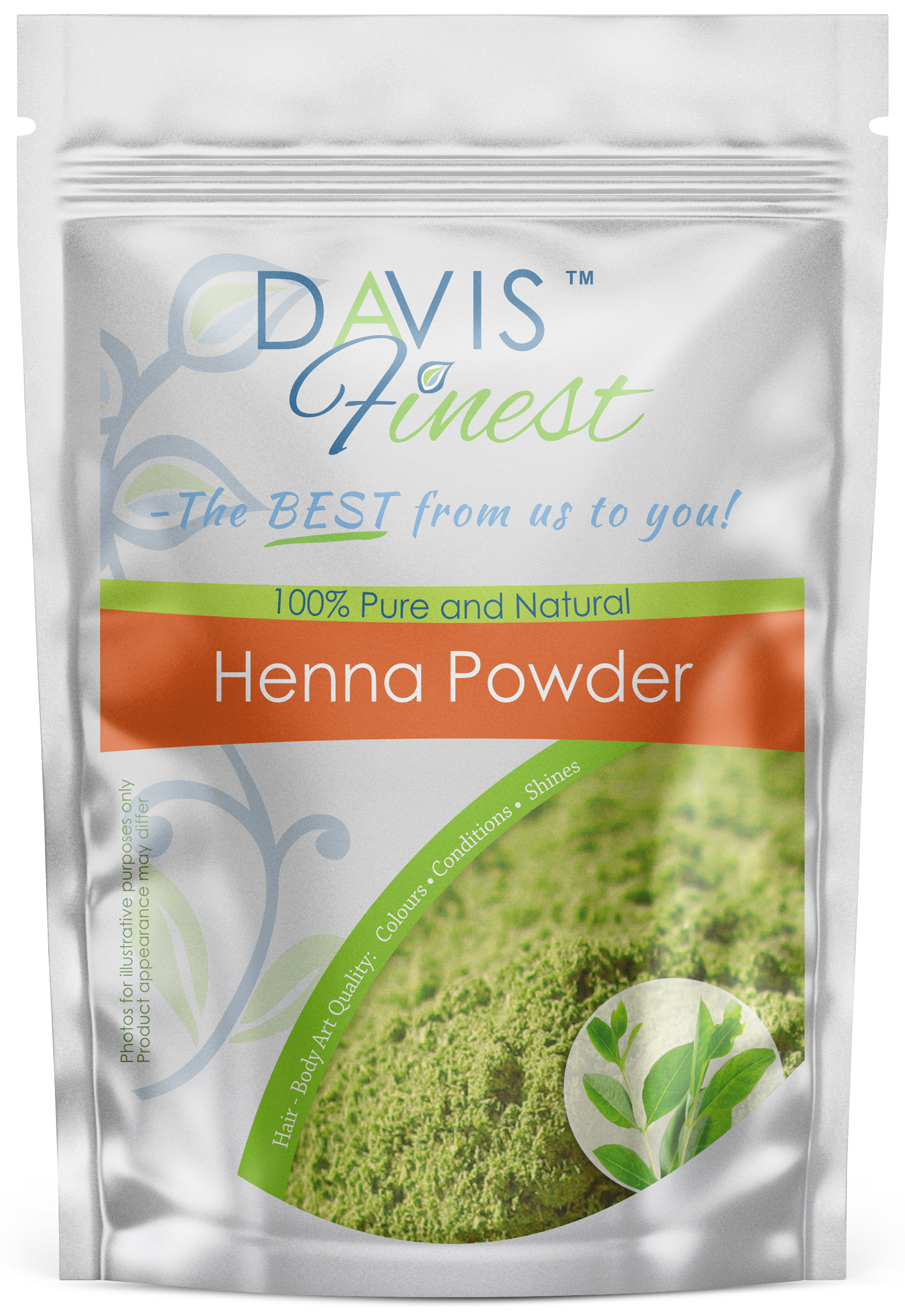 Davis Finest Henna Hair Dye Powder