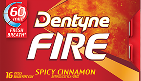 Dentyne Fire Spicy Cinnamon Sugar-Free GumDentyne Fire Sugar-Free Gum