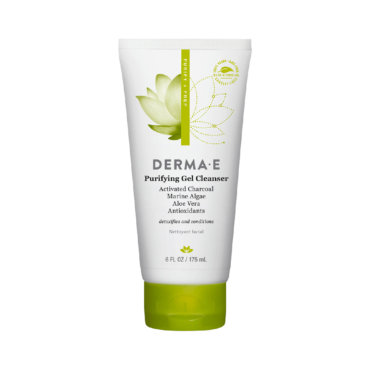DERMA E Purifying Gel Cleanser with Activated Charcoal