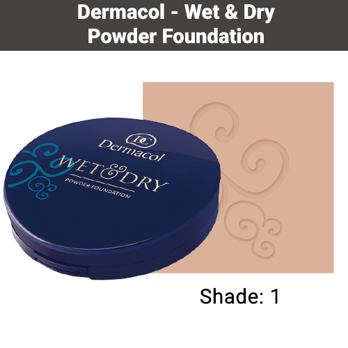 Dermacol WET & DRY Powder Foundation- No. 1