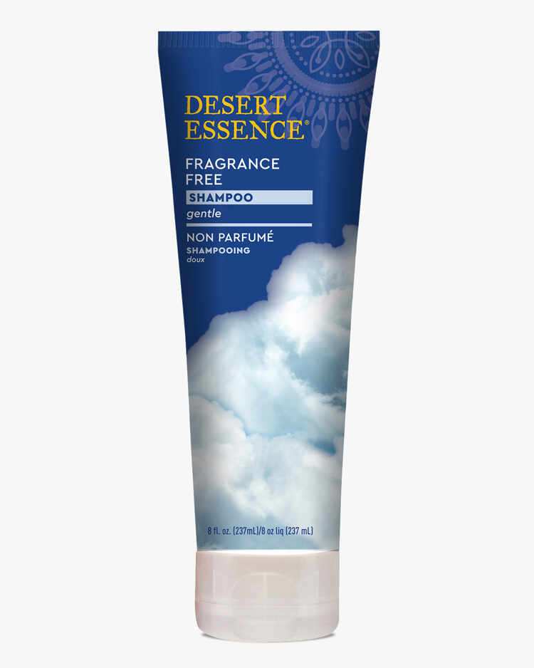 Desert Essence Fragrance Free Shampoo - Pure - 8 Fl Ounce - Unscented - Gloss & Shine - Strengthens Hair - Soft & Revitalized - Green Tea - Vitamins & Minerals - Jojoba Oil Fragrance Free 8 Fl Oz (Pack of 1)