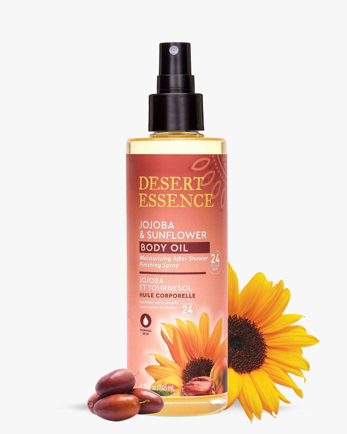 Desert Essence Jojoba & Sunflower Body Oil