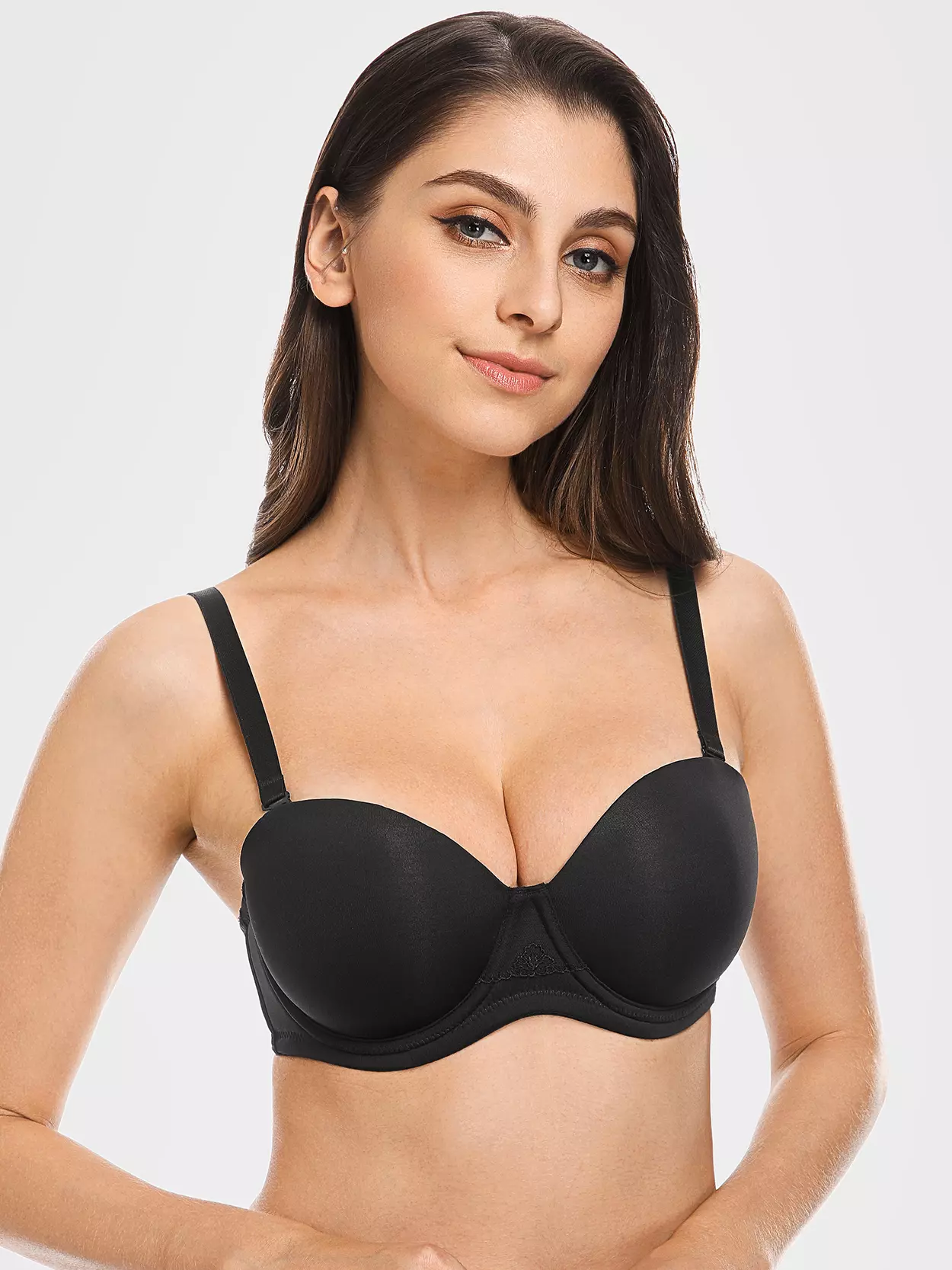 Deyllo Women’s Strapless Underwire Bra