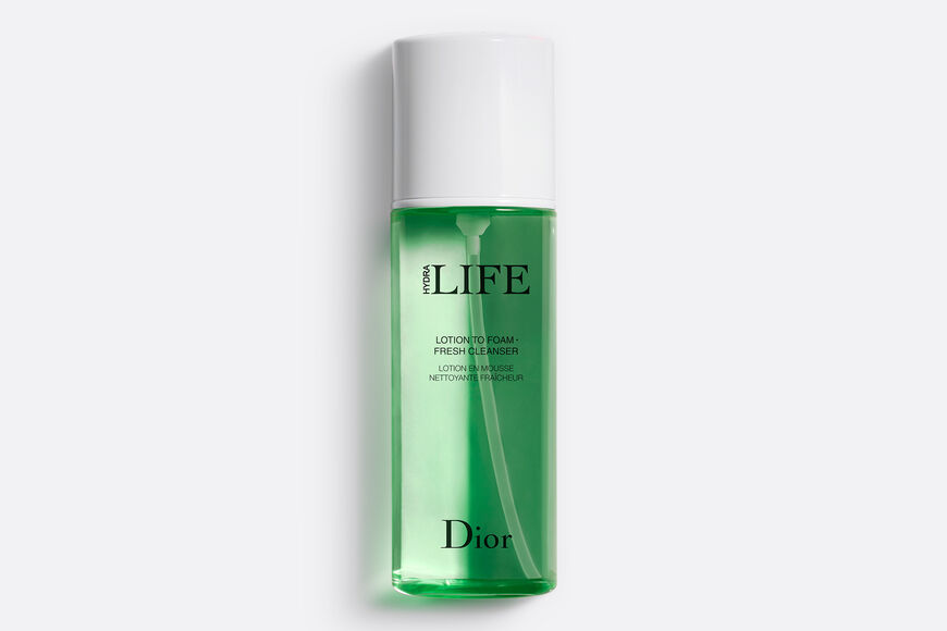 Dior Christian Hydra Life Lotion To Foam Fresh Cleanser for Women, Unscented, 6.3 Fl Oz