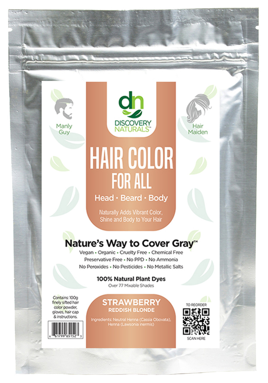 Discovery Naturals Henna Maiden Strawberry Blonde Hair Color