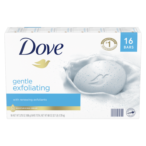 Dove Gentle Exfoliating Beauty Bar For Renewed Skin