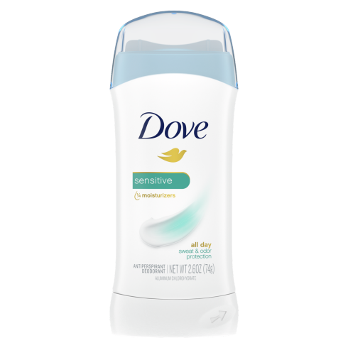 Dove Invisible Solid Sensitive Skin Anti-perspirant Deodorant Stick