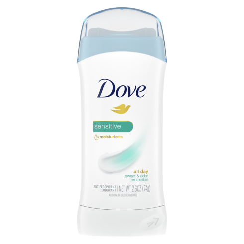 Dove Invisible Solid Sensitive Skin Anti-perspirant Deodorant Stick