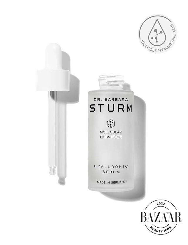 Dr. Barbara Sturm Hyaluronic Serum - Concentrated Face Moisturizer with Purslane + Low and High Weighted Hyaluronic Acid Molecules for Deep, Instant Hydration (30ml)
