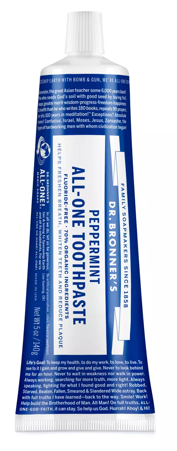 Dr. Bronner’s Peppermint All-One Toothpaste