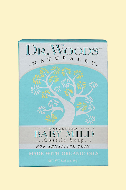 Dr. Woods Naturally Unscented Baby Mild Castile Soap