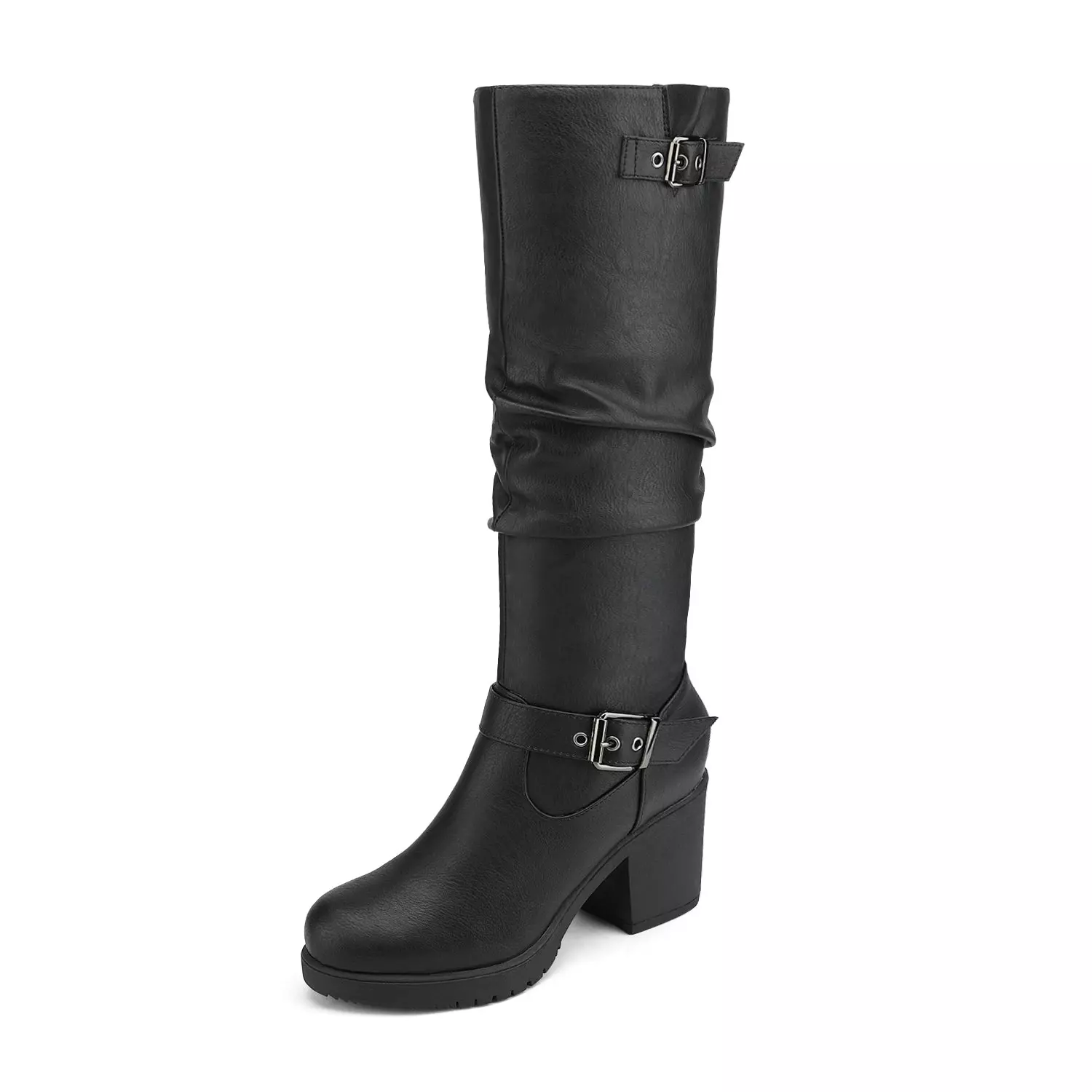 Dream Pairs Chunky Heel Knee-High Boots