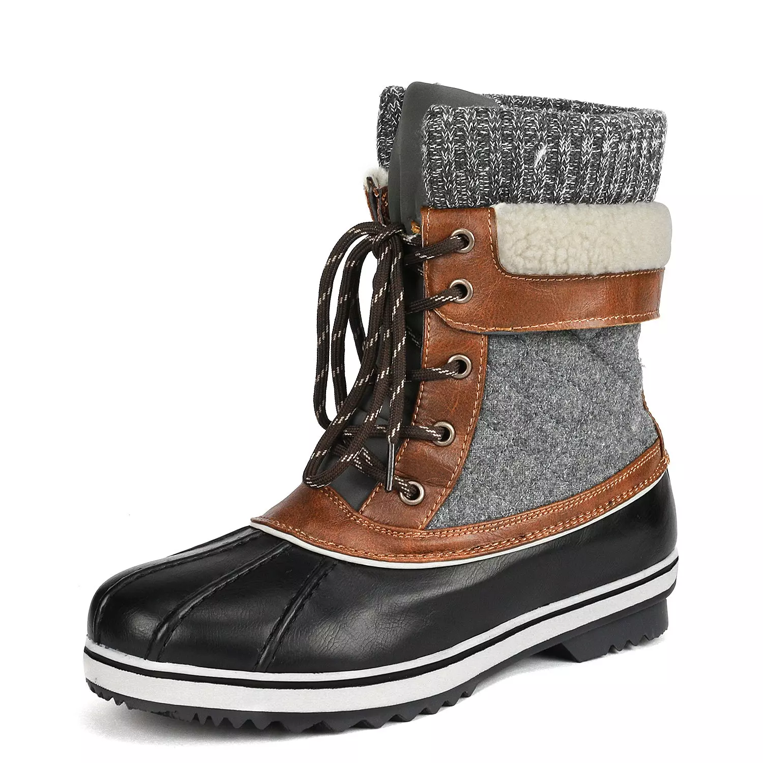 Dream Pairs Mid-Calf Winter Snow Boots
